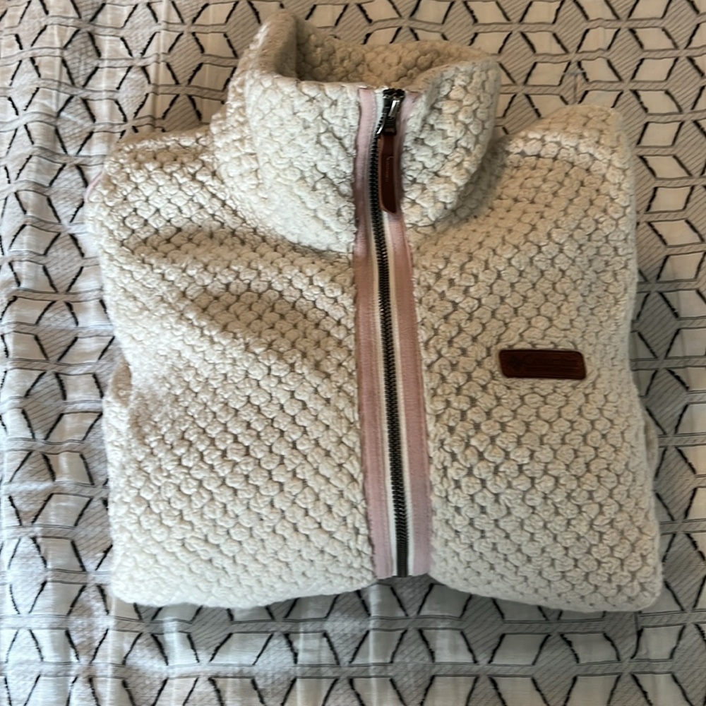 COLUMBIA ZIP UP FLEECE SZ M